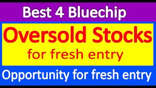 Best 4 Blue-chip stocks | Most oversold stocks for fresh investment | undervalued stocks to buy