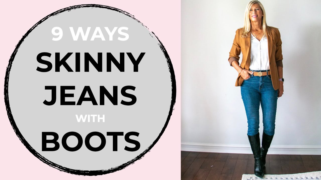 skinny jeans with cowboy boots