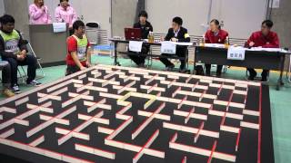 2014 All Japan classic micromouse contest, Dao-Hu preliminary run