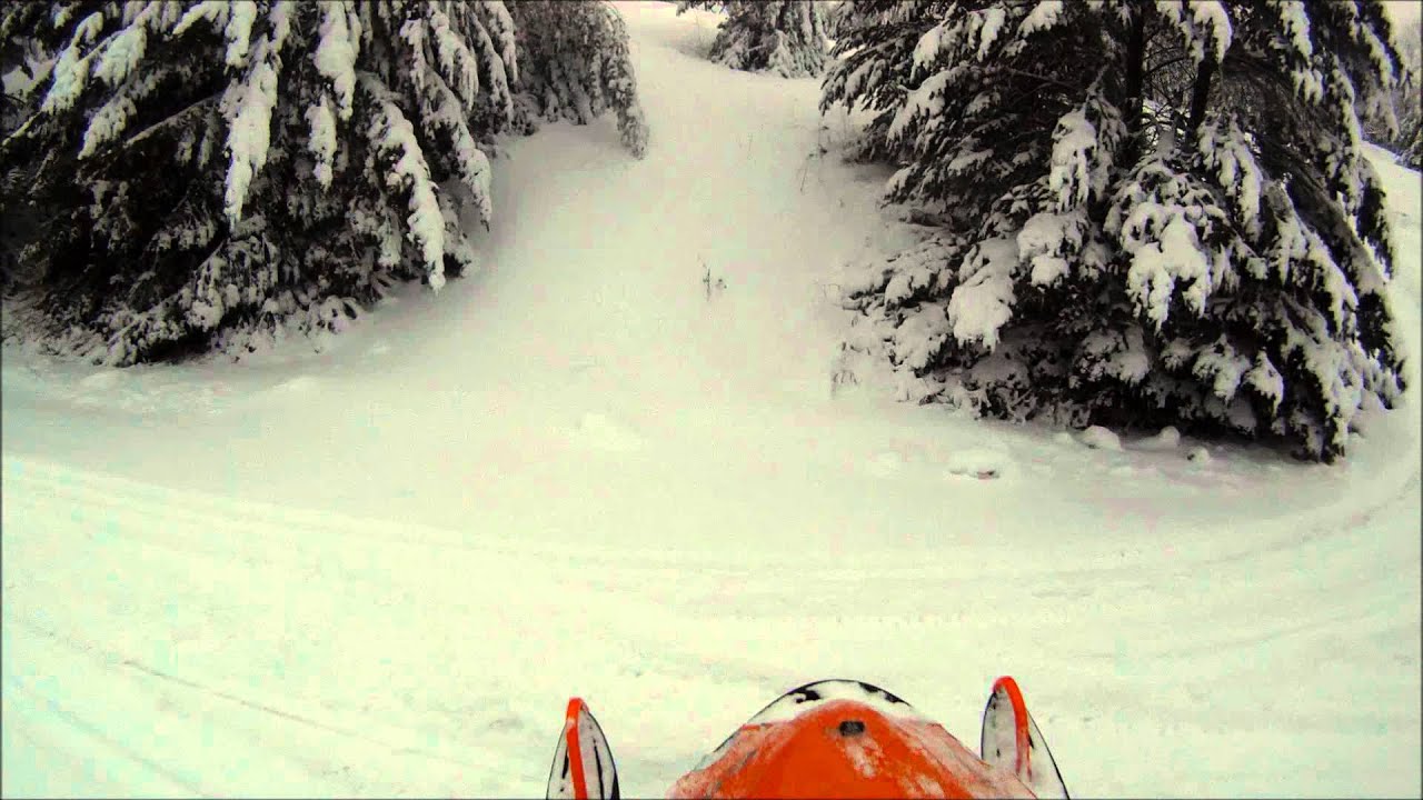 Snowmobiling Powerlines in Bear Lake Michigan GoPro HD YouTube