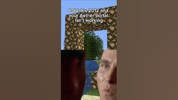 when your trying to build a Aether Portal in Minecraft…#minecraft #minecraftmemes #meme