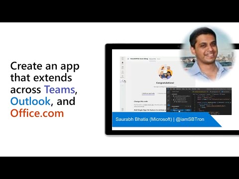 Create an app that extends across Teams, Outlook, and Office.com
