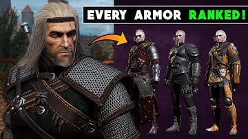 Witcher 3 - All Witcher Armor Ranked WORST to BEST