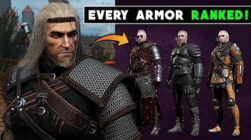 Witcher 3 - All Witcher Armor Ranked WORST to BEST
