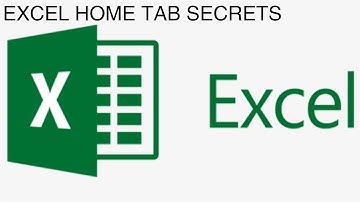 How to Use Excel Home Tab  and speed up work Part1