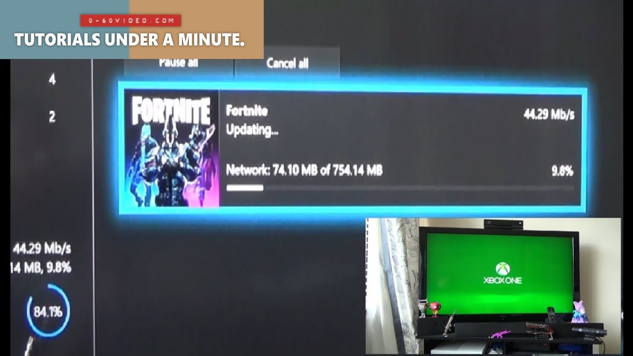 Xbox One Fortnite Update Stuck At 0 Fix Youtube