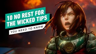 No Rest for the Wicked Tips You Need to Know