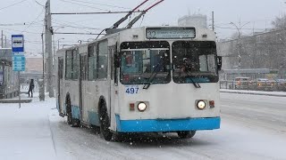 Троллейбус Екатеринбурга Зиу-682В-012 [В0А] Борт. №497 Маршрут №32 На Остановке 