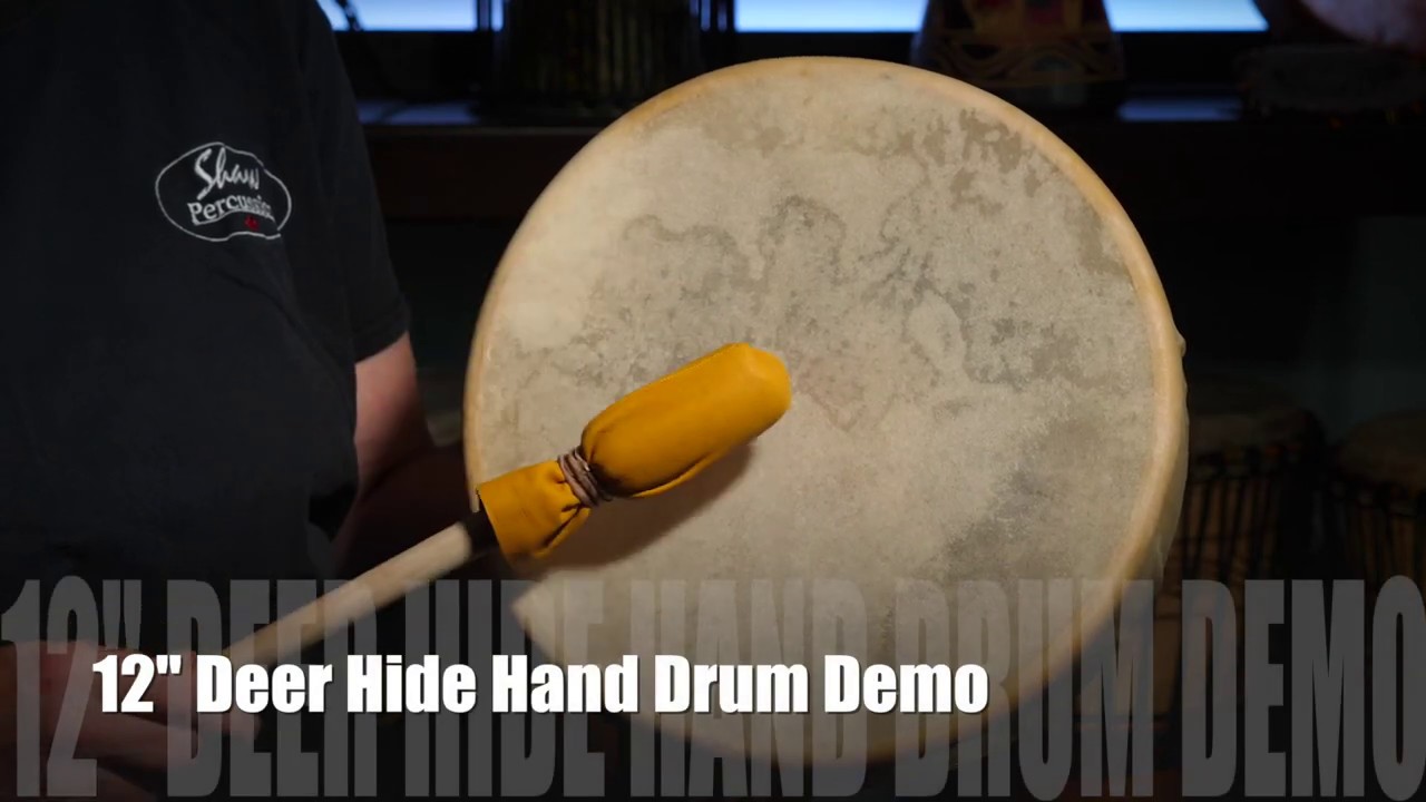 12" Deer Hide Hand Drum Demo