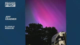Northern lights spotted in St. Louis area during rare weather event by KSDK News 5,653 views 2 days ago 1 minute, 33 seconds