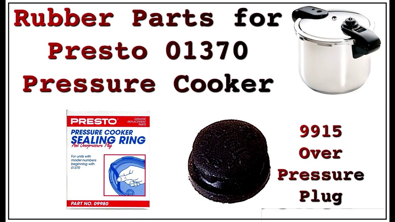 Pressure Cooker Repair - Replacing the Sealing Ring & Overpressure Plug  (Presto Part # 9936) 