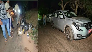 Accident Between SUV And Scooter | Doganche Paay Modle!! | Cunchelim Mapusa!