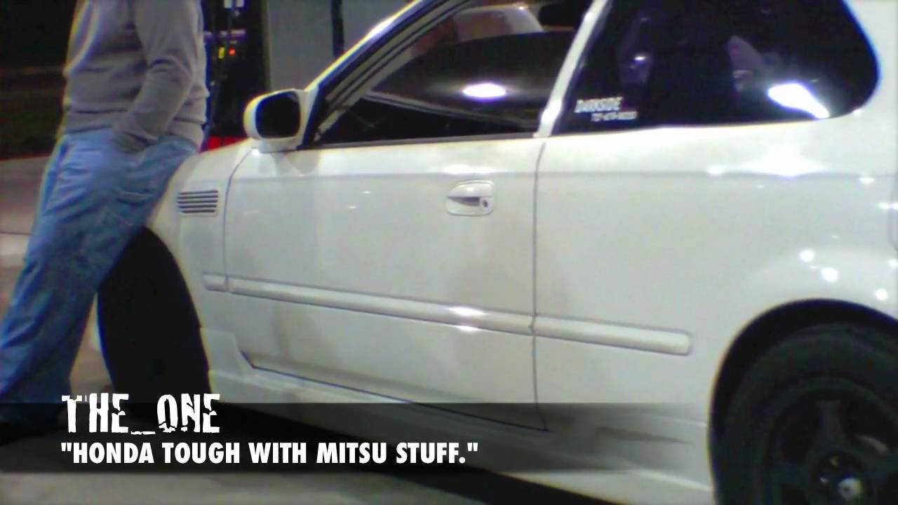 500+whp AWD 4g63 powered Civic vs. Evolution IX