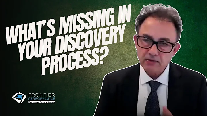 The Hidden Purpose of a Sales Discovery Process