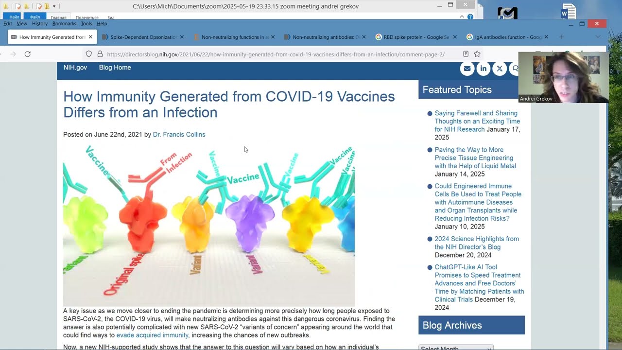 Francis Collins (NIH director) lies about natural immunity in his opinion piece