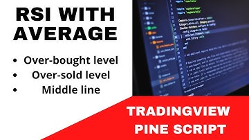 TRADINGVIEW--PINE SCRIPT : RSI WITH AVERAGE | OVER-BOUGHT, OVER-SOLD LEVELS |  TUTORIAL.
