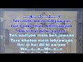 Teri mitti karaoke updated track