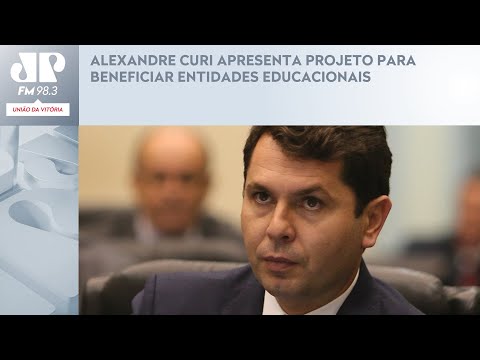 ALEXANDRE CURI APRESENTA PROJETO PARA BENEFICIAR ENTIDADES EDUCACIONAIS
