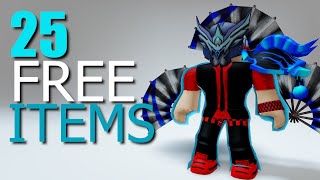 GET 25 FREE ITEMS 💙🥳 ROBLOX 2023