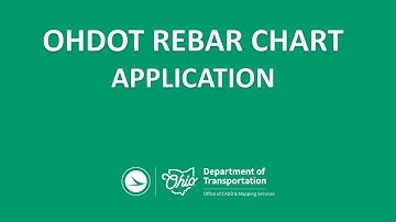 OHDOT Rebar Chart Application