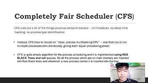Completely fair scheduler