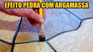 Como construir um muro de pedras com argamassa