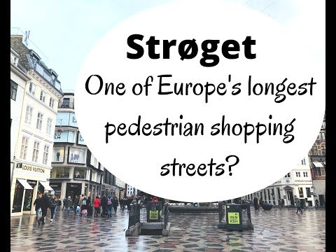 Video: Strøget Pedestrian Shopping Street sa Copenhagen