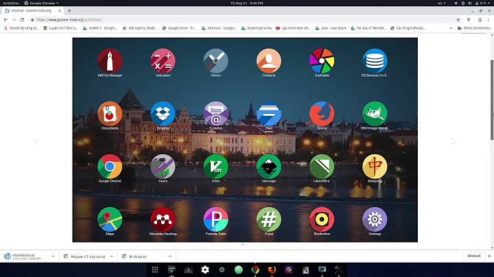 How to change icon/themes on Ubuntu (Thay đổi icon trên ubuntu)