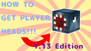 CUSTOM PLAYER HEADS - Minecraft 1.13 Tips