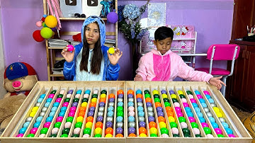 DIY Puzzles Showdown The Ultimate Brain Teaser Battle Sort Color Ball Puzzle Game Challenge 🟠🟢Ep#141