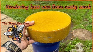 Rendering beeswax from old broodcomb