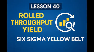 Lesson 40 | Six Sigma Yellow Belt: Rolled Through Yield (RTY) Explained