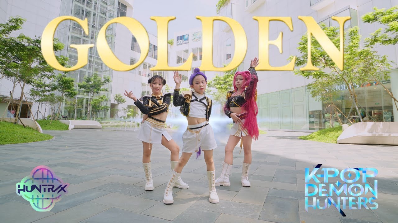[KPop Demon Hunters In Public] “Golden” - HUNTR/X Dance By BABY WARRIORS From Vietnam