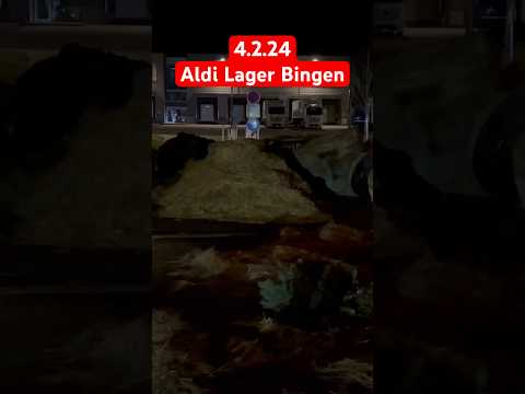 04.02.24 Aldi Lager Bingen GESPERRT!🚨🚜 #bingen #aldi #aldisüd #demo #protest #deutschland #traktor