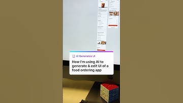 AI Design Assistant: Building a Food Ordering App UI from Scratch#ui #uidesigns #ux #motiff