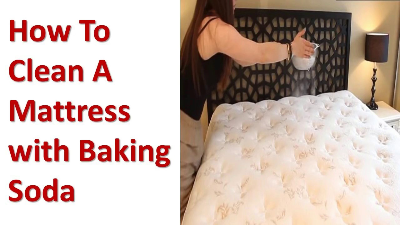 How To Clean A Mattress with Baking Soda - YouTube