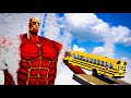 Cars vs colossal titan  teardown