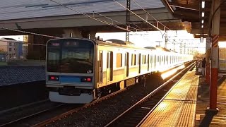 E231系800番台ミツK4編成 回9546M AT出場に伴う三鷹返却回送　2023.12.22