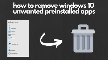 How to uninstall preinstalled apps in Windows 10
