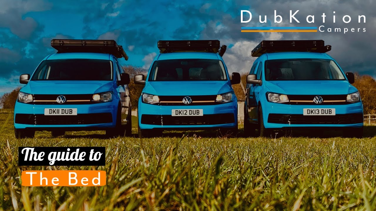 Bed | How the bed works in our VW Caddy Maxi Camper Van Conversion ...