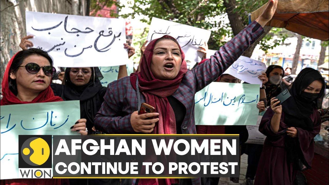 Afghanistan: Women continue to protest, cry against Taliban ban grows louder | WION