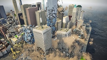 Realistic Building Collapses | Teardown Movie