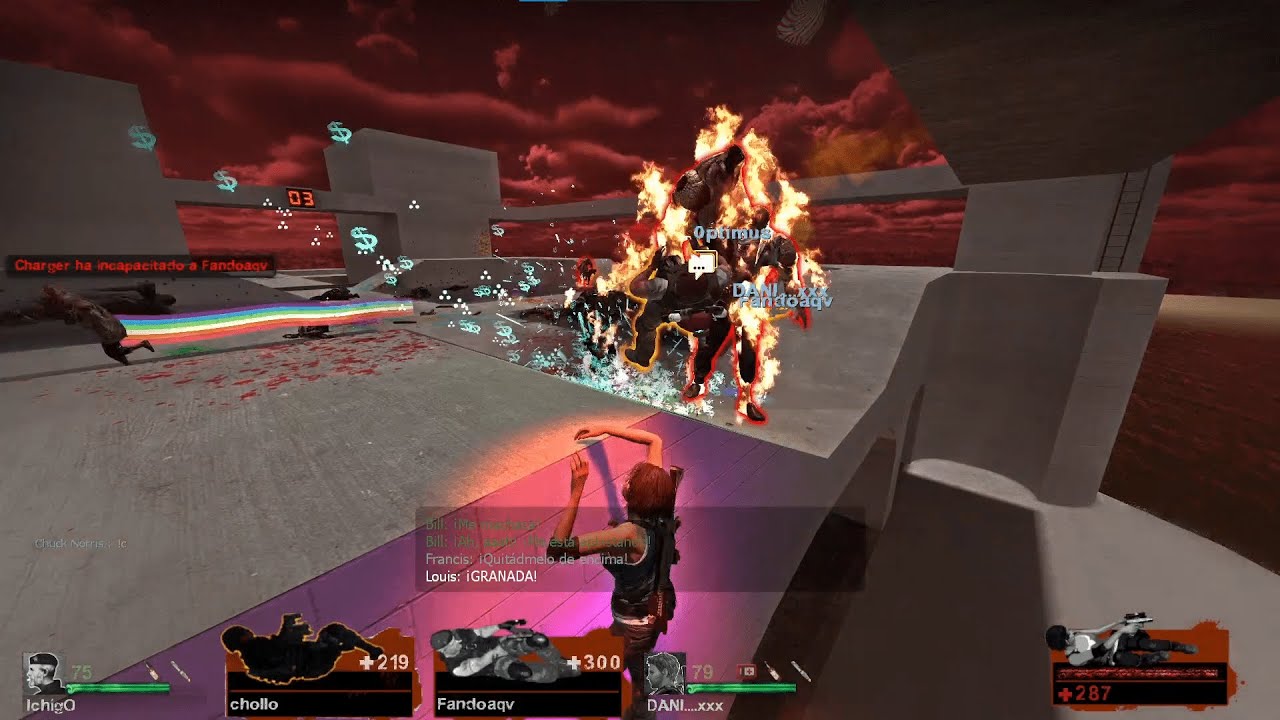 L4D2: Tank Challenge v1.5 | Los Tanks elementales 😱 , nos destrozan! 🤕 (8 Players)