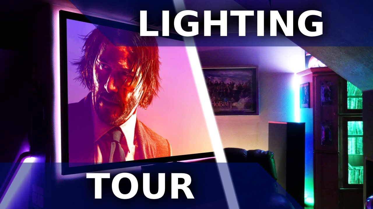 INSANE Home Theater RGB Lighting Tour! 2020 YouTube