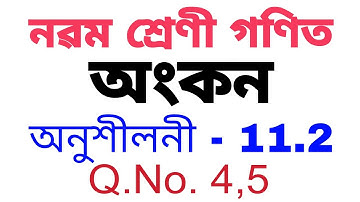 Class 9 Maths | Ex- 11.2 | Q. no. 4,5 solution in assamese