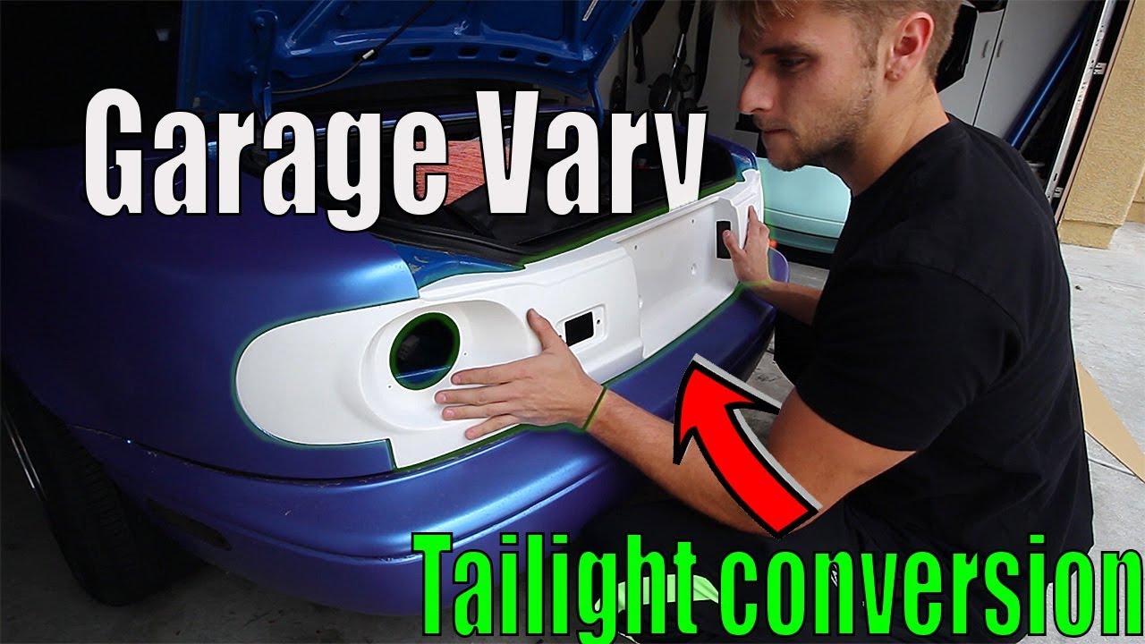 Unboxing, Installing, and Vinyl Wrapping a GARAGE VARY REAR FINISH PANEL!
