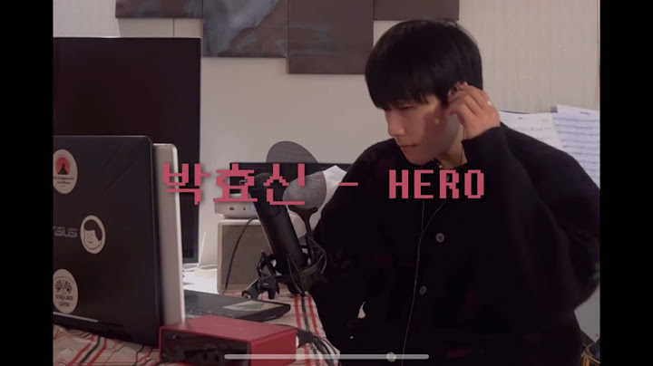 박효신 (Park Hyo Shin) - HERO | cover by 이주헌(@ezueon)