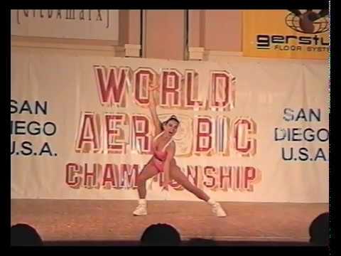 Carmen Valderas (Spain) - 1995 World Aerobic Championship - Top 10