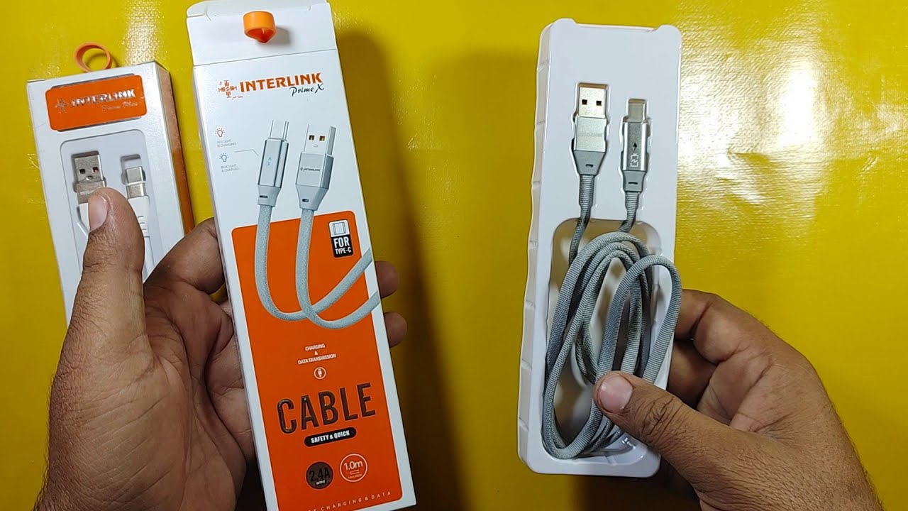 Interlink Magnet Data Cable For Type C Under Rs 500 Unboxing And Review