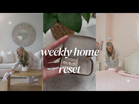 WEEKLY HOME RESET | PREPARING FOR A NEW WEEK thumbnail